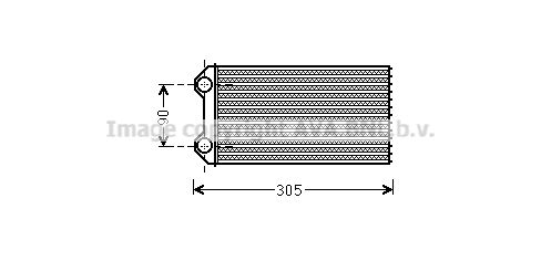 AVA QUALITY COOLING Теплообменник, отопление салона RT6439